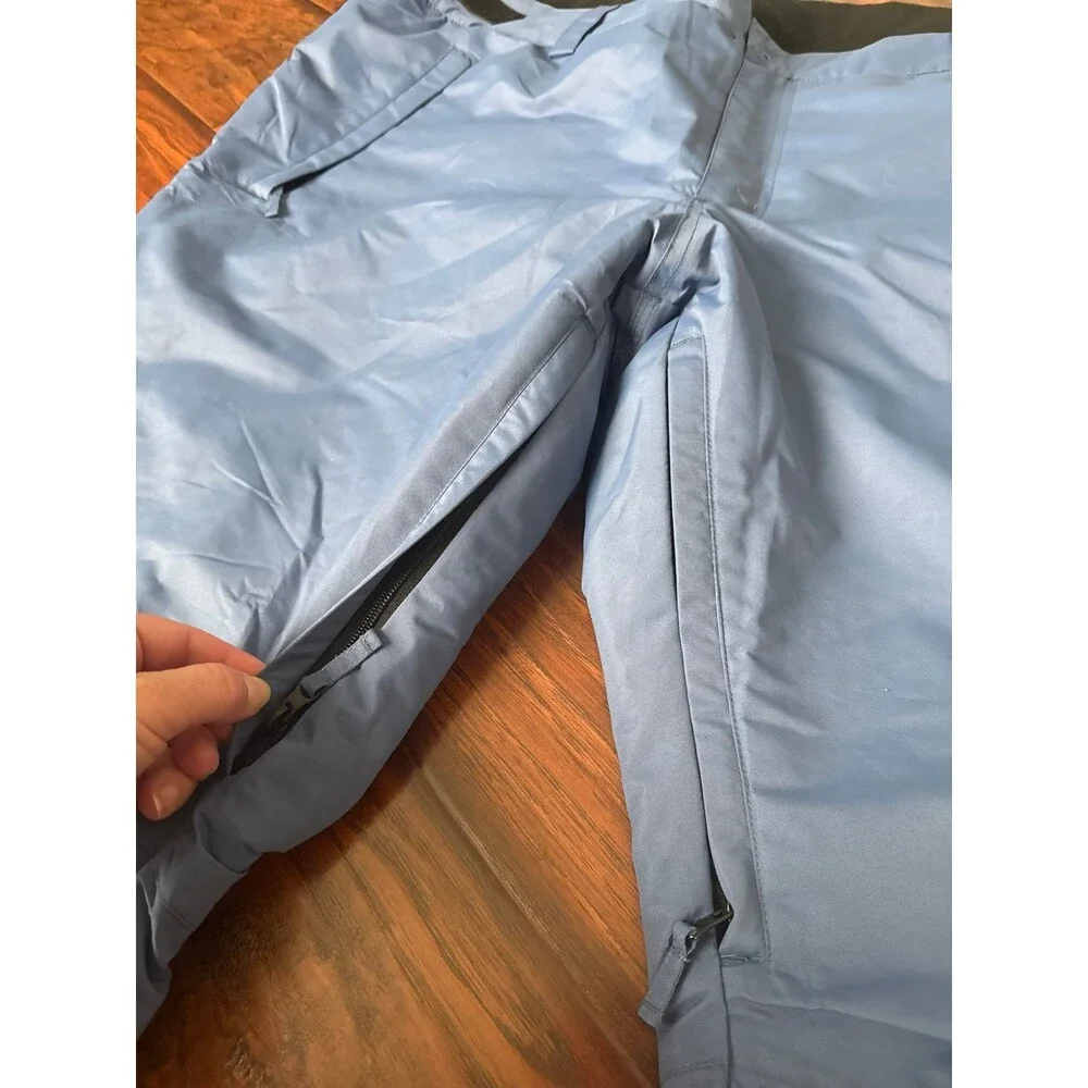 Snow Country 4XL Men’s Snow Ski Pants Blue Insulated Waterproof Zippered Legs